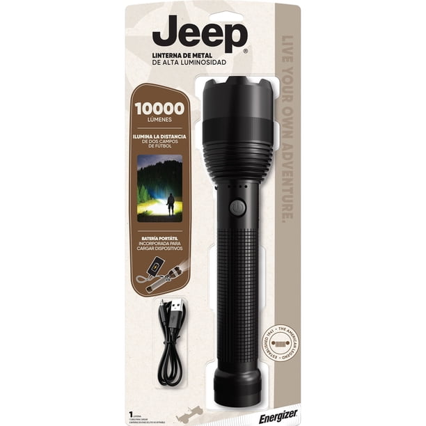 Linterna high lumen metal 10.000 lumenes