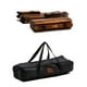 thumbnail image 2 of Mesa Plegable de Madera Oscura Para Camping Natural, 2 of 3
