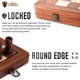 thumbnail image 3 of Juego de ajedrez Chess Armory de madera de primera calidad con almacenamiento de madera de sapeli, 3 of 7