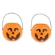 thumbnail image 1 of 2Pcs Halloween Kid Trick o Treat Candy Holder Bucket con mango Candy Bowl, 1 of 3