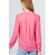 thumbnail image 3 of Blusa Tejida con Bolsillo y Detalle de Cremallera y Mangas Enrollables 3/4, 3 of 4