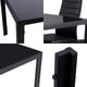 thumbnail image 2 of Mesa de Comedor Vidrio Negro 120x80x75cm, 2 of 3