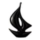 thumbnail image 1 of Estatua De Barco De Vela Coleccionable Regalo Interior Arte Artesanía Decoración De Sala De Estar Negro, 1 of 5