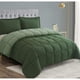thumbnail image 1 of Set De Plumón Queen Size 3 Piezas Reversible Verde, 1 of 3