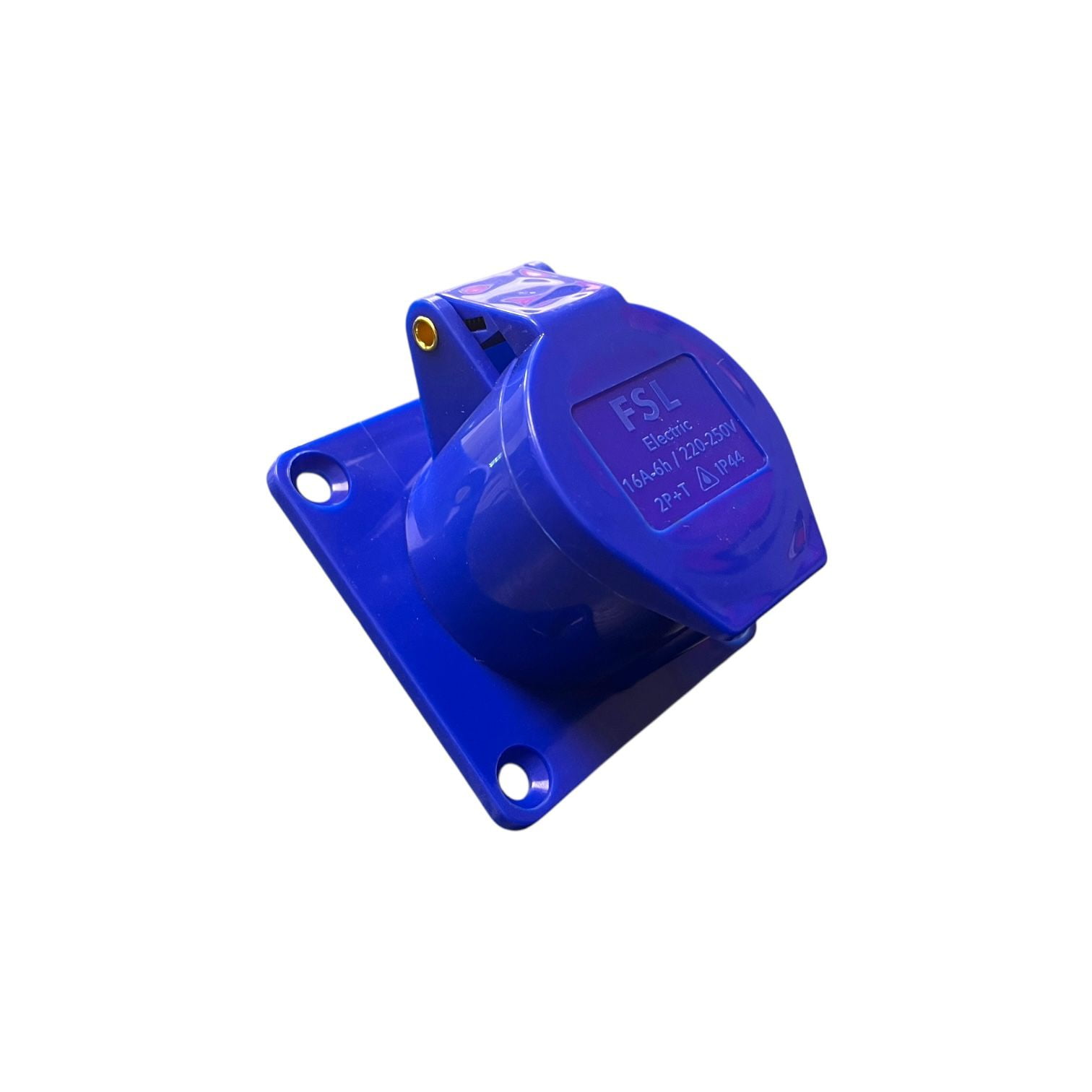 Enchufe Industrial Hembra Embutido 2p+t 16a Ip44 220v Fsl