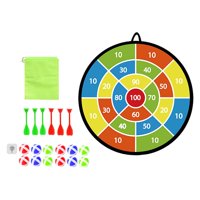 Magideal - Tablero De Dardos De Doble Cara De 29 Pulgadas Con 12 Bolas Adhesivas, Juego De Objetivo Para Interiores/Exteriores, Diversión Asegurada Para Todas , Animales Animales Del Bosque