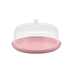 Ou - Porta Torta Rosado 30 Cm