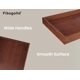 thumbnail image 2 of Juego de 2 Bandejas para Servir Fibogollo de Bambú con Asas, 2 of 6
