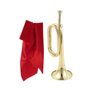 Magideal - Scout Bugle Brass Bugle Instrumento De Música Estilo Clásico Con Boquilla Trompeta De Caballería Marching Bugle Para Orquesta Banda Escolar Adultos , Estilo Un Estilo A