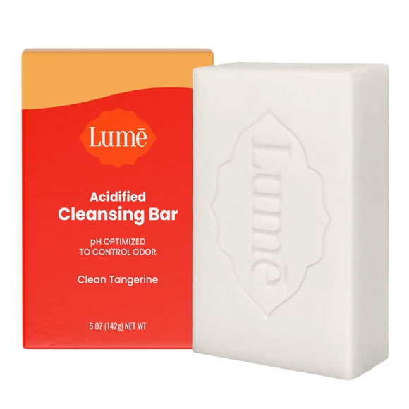 Barra limpiadora Lume acidificada, 24 horas, control de olores, 150 ml, color mandarina limpia