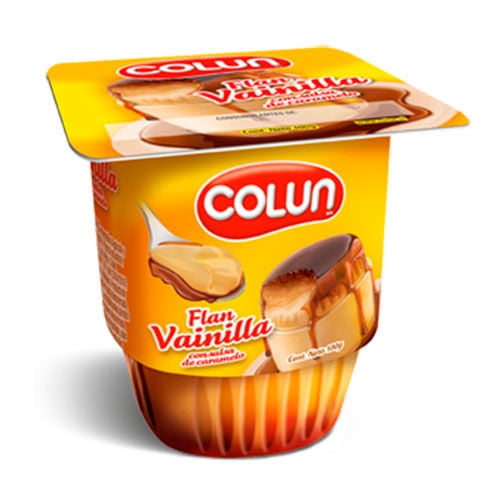Flan Vainilla Postre 100 g Colun