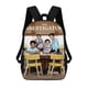 thumbnail image 1 of Los Inbestigadores-theme Backpack, Campus style schoolbag Bookbag with Adjustable Shoulder Straps And Large Zip Compartment, Unisex Travel Bags., 1 of 6