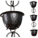 thumbnail image 1 of Cadena de lluvia Monarch Rain Chains de aluminio 259 cm negra, 1 of 7