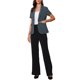 thumbnail image 2 of INSPIRE CHIC Blazer de Mujer Solapa de Muesca Un Botón Manga Corta Chaqueta de Traje Gris Oscuro S, 2 of 6
