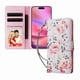 thumbnail image 4 of FOXDOCK Funda Tipo Cartera Floral para Samsung Galaxy A51 4G ,Funda con Tapa de Cuero PU, Protección Antigolpes con Ranuras para Tarjetas y Soporte, 4 of 5