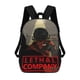 thumbnail image 1 of Compañía Letal-theme Backpack, Campus style schoolbag Bookbag with Adjustable Shoulder Straps And Large Zip Compartment, Unisex Travel Bags., 1 of 6
