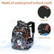 thumbnail image 4 of Children's Backpack Lightweight Cute Cartoon Student School Bag For Aged 6-12 Kids Preschool Elementary Backpack Astronaut Mermaid Pattern Large Capacity Backpacks, 4 of 5