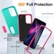 thumbnail image 4 of Para Samsung Galaxy A27 5G Case, con Soporte Integrado, a Prueba de Golpes/polvo/caídas, Cubierta Protectora Resistente de Grado Militar, Verde Claro, para Galaxy A27 5G, 4 of 7