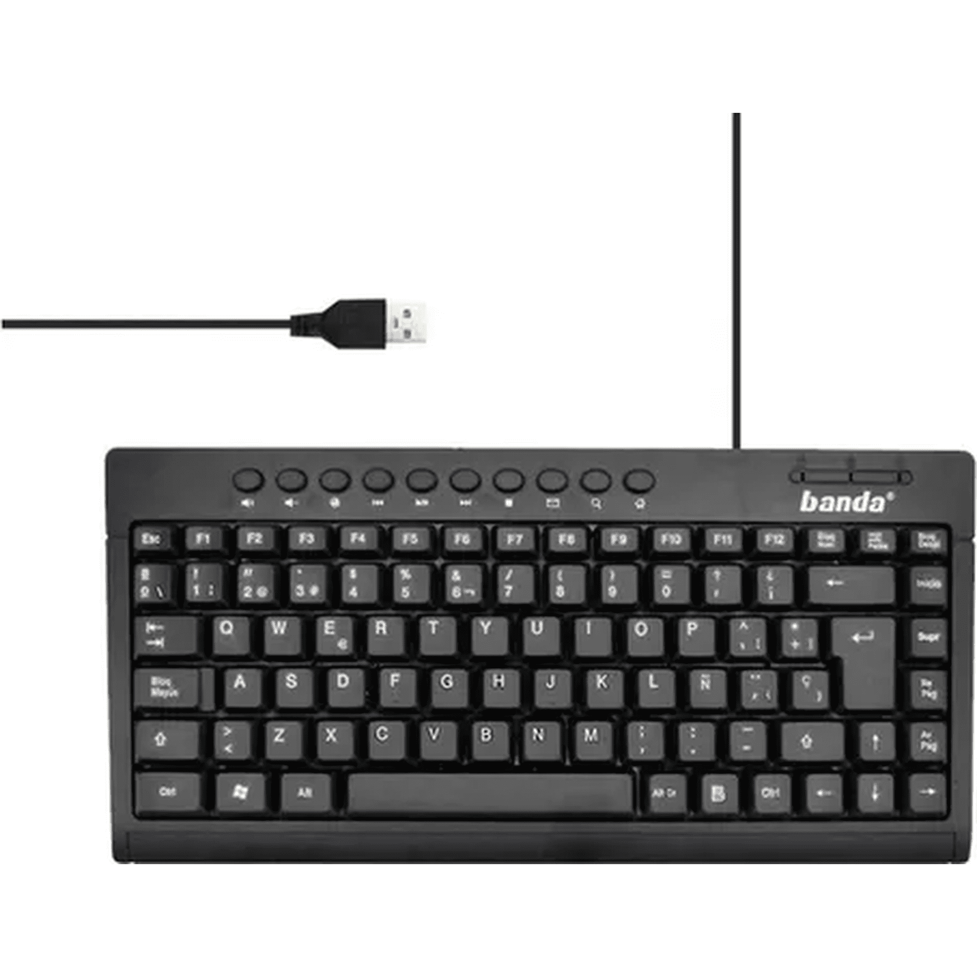 Genérico - Teclado Usb Compacto Wired K1000 Español
