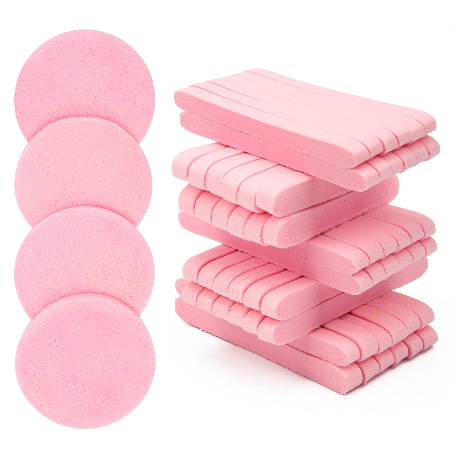 Esponja Limpiadora De Maquillaje Comprimida Luxiv, 120 Unidades
