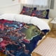 thumbnail image 3 of Spider-Man Team 3 Piece Sets Full/Queen Size - Reversible Microfiber Quilts with 2 Shams Soft Lightweight Bedspread Coverlet Comforter for All Season Bed Sheets, 3 of 5