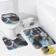 thumbnail image 4 of Trillizos Sturniolo-theme 4-Piece Shower Curtain Set with Rugs, Waterproof Bathroom Decor Set Includes Bath Mat, U-Shaped Rug, Toilet Lid Cover and Curtain with Hooks, 4 of 6