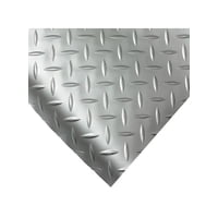 Cruzeirogomas - Piso R Pvc Diamantado 1,2 Mm X 2 Mm X 1 M Lineal Plata