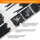 thumbnail image 4 of Kit de tornillos AvrestYPT M3 – 461 piezas, negro, con llave hexagonal, 4 of 7