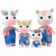 thumbnail image 1 of Toy Sunny Days Entertainment Honey Bee Acres Cloverberrys Cow Family con 4 muñecos flocados en miniatura, juego de simulación para niños, 1 of 3