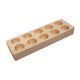 thumbnail image 4 of Estado De Madera Stand Rack Desk Botellas Organizador De Almacenamiento Para Festivales 24cmx8.5cmx3cm Oscuro, 4 of 5