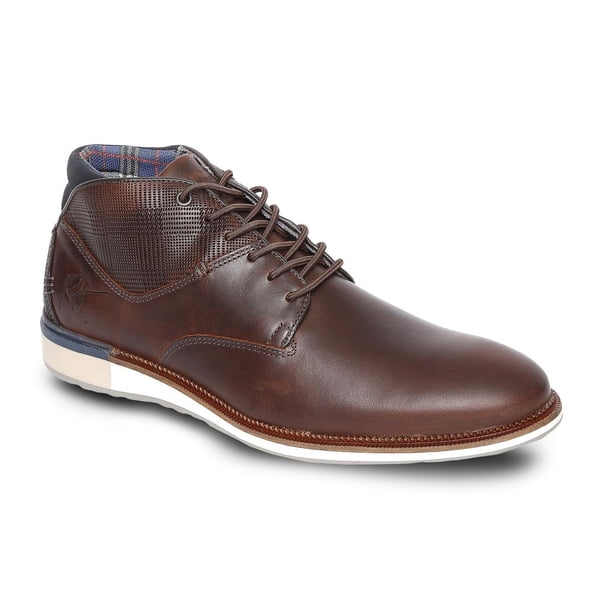 Botines Hombre Cuero Azul Belcamp-6-51 Bullboxer azul 43