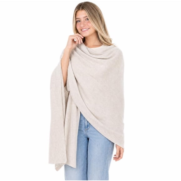 Chal Velanio Cashmere 198 cm x 69 cm de mezcla de lana – Viaje