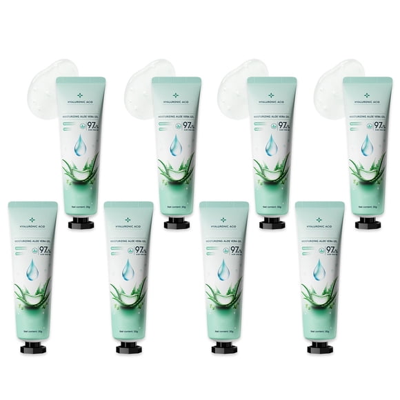Gel de Aloe Vera Fusang 8 piezas 250 ml para rostro y cuerpo