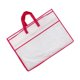 thumbnail image 1 of Bolsa De Almacenamiento De Mantas Con Cremallera, Organizador De Ropa Para Sábanas, Juguetes Y Ropa, Borde Rojo., 1 of 5