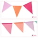 thumbnail image 4 of Guirnalda HESTYA 4,8 m 24 piezas Banderines Triangulares de Colores Suaves, 4 of 7