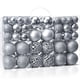 thumbnail image 1 of 100 bolas navideñas para árbol de Navidad, delicado juego de adornos navideños artesanales de plástico irrompible para Año Nuevo, fiestas de bodas y otras festividades., 1 of 5