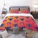 thumbnail image 1 of x1419 Bed SheetsStitch Duvet Cover Sewing Needlework Multi-piece Bedding Set Cute Pattern Set /Suitable for Boys and Girls Room Decoration 3-Piece Bedding Set (1 Duvet Cover + 2 Pillow Shams) nj1419, 1 of 5