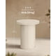 thumbnail image 3 of Mesa Auxiliar Redonda VASAGLE Tambour 45x50 cm Beige, 3 of 7