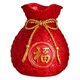 thumbnail image 1 of Macetero Chino, Forma De Bolsa De Dinero, Banco De Dinero, Decoración De Escritorio Para El Hogar, Rojo, 1 of 5