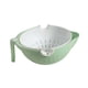 thumbnail image 2 of Canasto Para Lavar Verduras Colador De Alimentos Resistente De 2 Capas Para Ensaladas Frutas Arroz Verde, 2 of 3