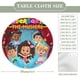 thumbnail image 2 of Kindergarten: El musical-theme Fitted Round Tablecloths Elastic Edged Table Covers Waterproof Table Cloth for Kitchen Holiday Party Tables Decor 120cm, 2 of 6