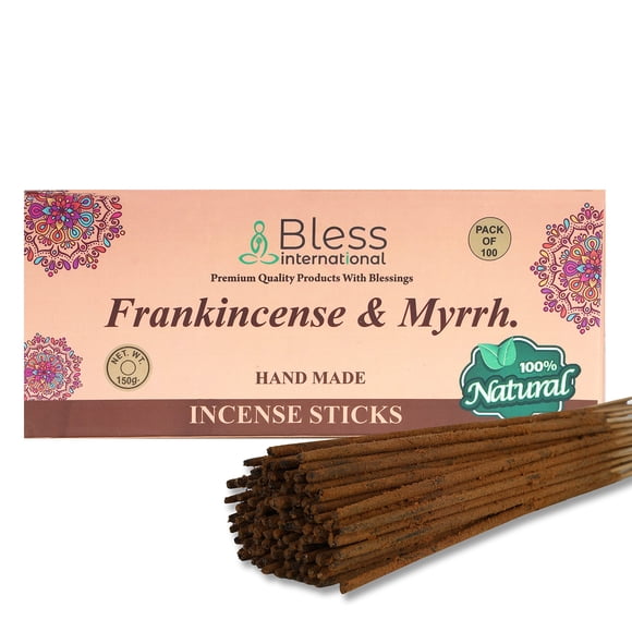 Las varillas de incienso Bless International Frankincenso y Mirra