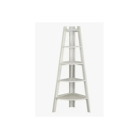 Organizador Esquinero Estante Librero 5 Niveles Blanco