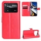 thumbnail image 1 of Funda tipo libro para Xiaomi POCO X4 PRO 5G, cartera todo‑en‑uno, funda multifuncional con tarjetero y correa de muñeca desmontable, 1 of 4