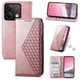 thumbnail image 1 of Funda Flip FOXDOCK para Xiaomi Redmi Note 13 5G , Estilo Billetera con Diseño Rombo, Correa de Mano y Soporte, Uso Diario, 1 of 6