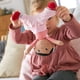 thumbnail image 4 of Muñeca HABA Soft Rumbi de 10 cm con pelo negro, overol rosa, 4 of 7