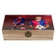 thumbnail image 1 of Caja de Almacenamiento de Madera Rústica Desmarcar Temática Pedri, 1 of 6