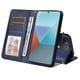 thumbnail image 4 of Funda Billetera para Xiaomi Redmi Note 13 Pro 5G con Porta Tarjetas y Soporte Ajustable Azul, 4 of 5