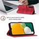 thumbnail image 4 of Funda Cartera para Samsung Galaxy A04 4G con Soporte y Ranuras, Resistente a Golpes y Rayones Rojo, 4 of 5