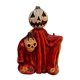 thumbnail image 1 of Capa De Cabeza De Calabaza Con Forma De Mago, Bonita Decoración De Halloween Para Recuerdo De Fiesta, Hogar, Coche, Color Rojo, 1 of 3
